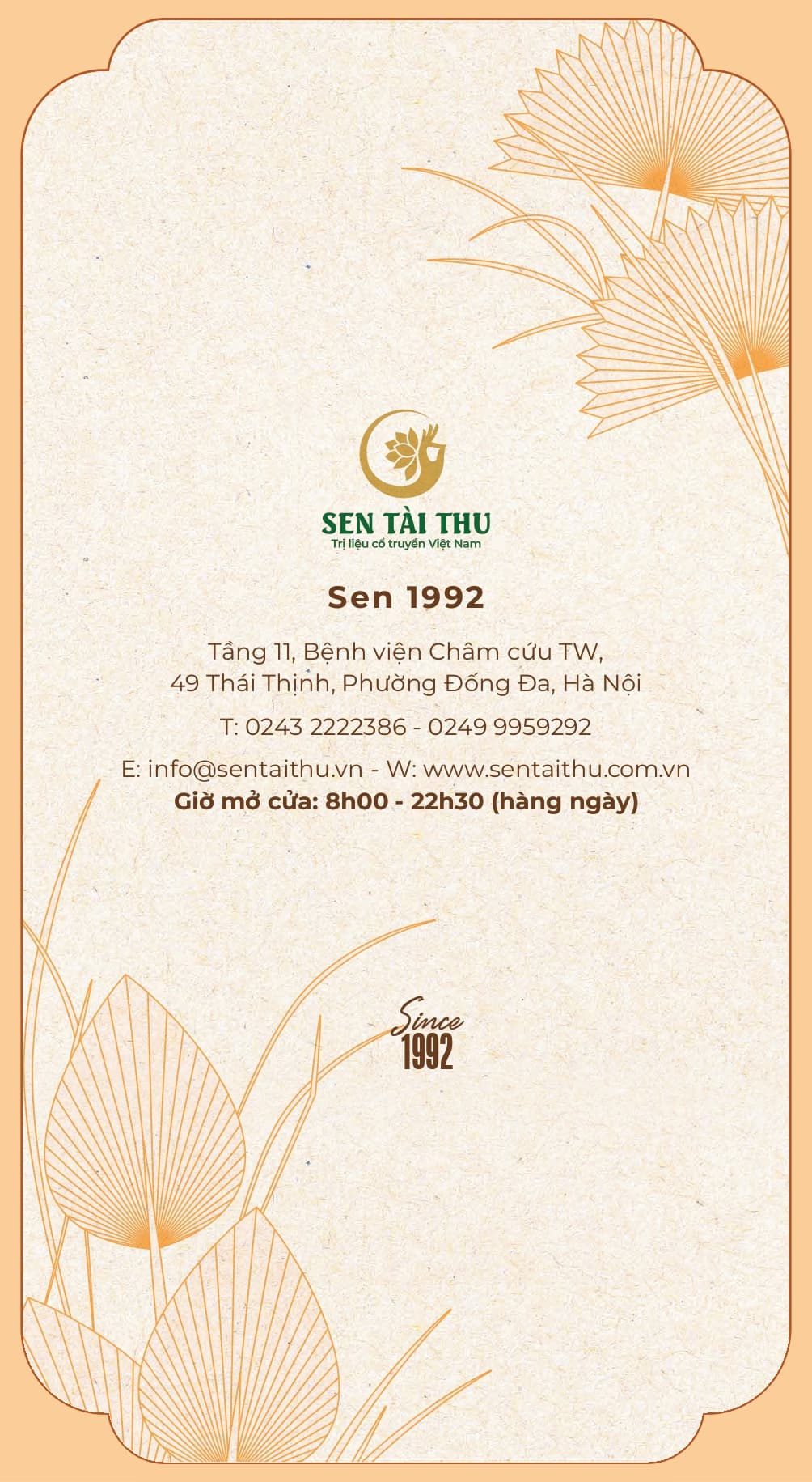 Bảng giá Sen Tài Thu 1992 - trang 15